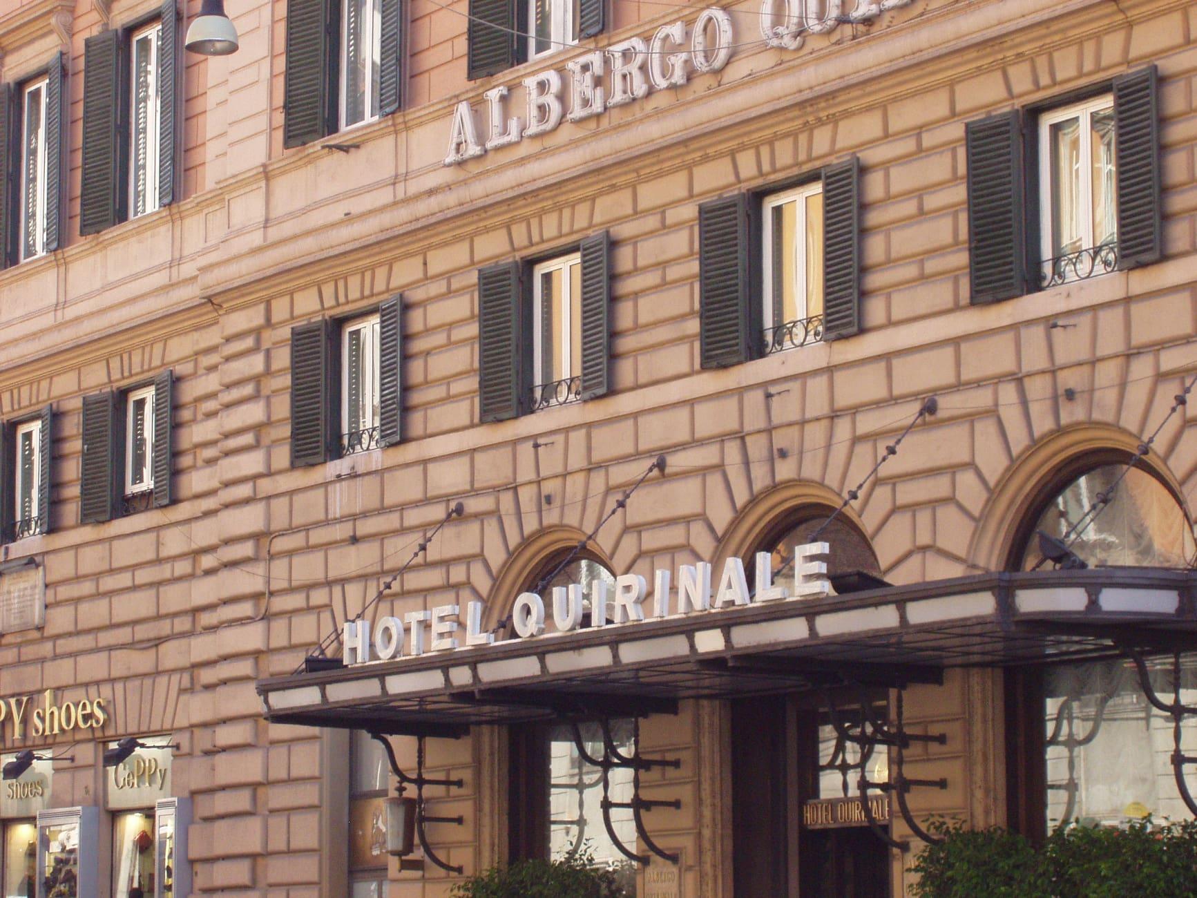 Hotel Quirinale Roma Esterno foto